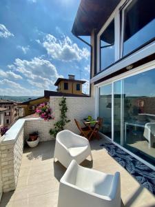 A balcony or terrace at La casa di Angelina