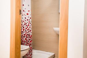 Kúpeľňa v ubytovaní DUPLEX LOFT en la PLAYA