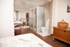 Posteľ alebo postele v izbe v ubytovaní DUPLEX LOFT en la PLAYA