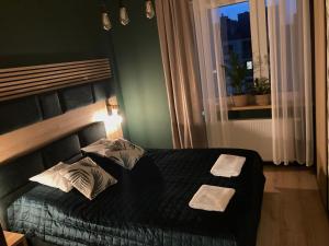 Postel nebo postele na pokoji v ubytování Apartamenty Termalne GREEN Apartment