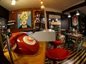 Casa Alma Zen - Hostel Boutique & Bistrô Ubatuba酒廊或酒吧区