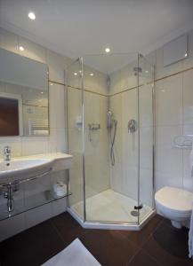Koupelna v ubytování Hotel Goldener Löwe