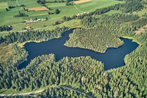 Letecký snímek ubytování Chambres d'hôtes