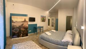 Posteľ alebo postele v izbe v ubytovaní Catania Apartment Borgo Suite Autonomous