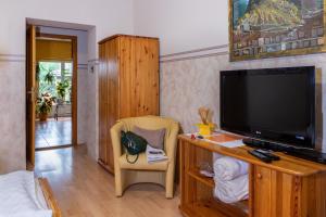 TV a/nebo společenská místnost v ubytování Hotel Zéta + 37 fotografií
