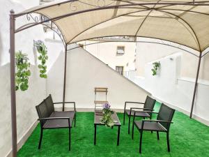 Et opholdsområde på Apartamento Coral