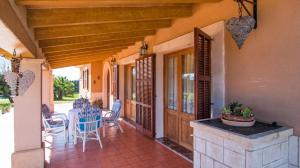 Balkón nebo terasa v ubytování Sa Gravera de Sa Barrala