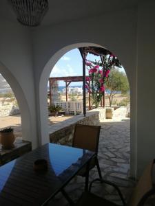 Posezení v ubytování Gio st Gio apartment 1 Antiparos st.Giorgio