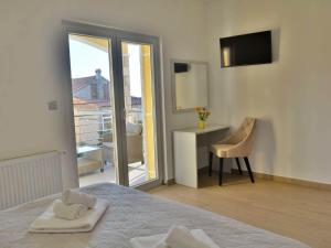 Postel nebo postele na pokoji v ubytování Fancy Apartments Dream