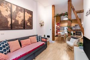 Część wypoczynkowa w obiekcie Plaza Mayor Apartment