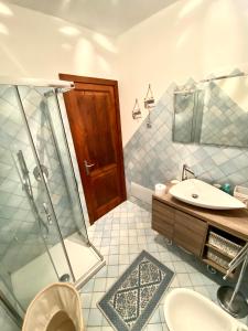 Koupelna v ubytování Casa bouganville Vignola Mare