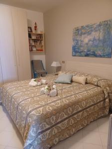 Postel nebo postele na pokoji v ubytování SILTER - LA CASA NEL BORGO