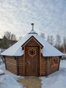 The Friendly Moose durante l'inverno