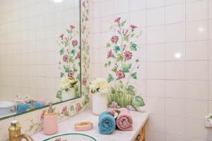 Um banheiro em Casa das Rosas