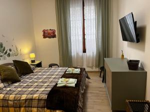 Televízia a/alebo spoločenská miestnosť v ubytovaní La Scalea in Trastevere