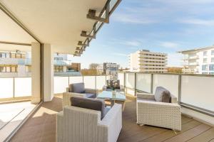 Balkón alebo terasa v ubytovaní 3L Apartments Kasprowicza VIP