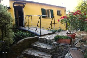 A garden outside Villa Maia