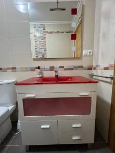 Koupelna v ubytování Apartamentos María de Lucía - Piso B
