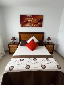 Postel nebo postele na pokoji v ubytování Apartamentos María de Lucía - Piso B