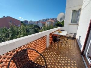 Balkón nebo terasa v ubytování Apartments Fam Tomasic
