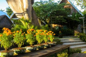 Zahrada ubytování Chanteak Bali - Stone House 2