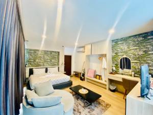 Posezení v ubytování Virawan pool kohlarn วิราวัน พูล รีสอร์ท ที่พักเกาะล้าน