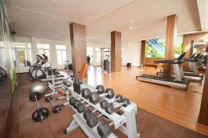 Spordikeskus ja/või sportimisvõimalused majutusasutuses Spree Resort At Century Wintersun