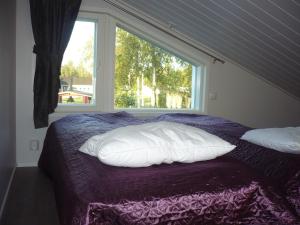 Postel nebo postele na pokoji v ubytování Camping Tornio