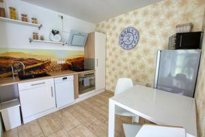 Kuchyň nebo kuchyňský kout v ubytování Ferienappartement Feuerstein