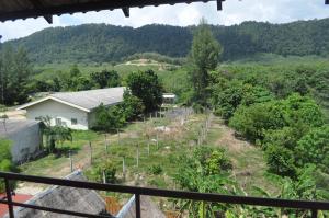 a view of a garden from a house at Dreamy Casa in Ko Lanta