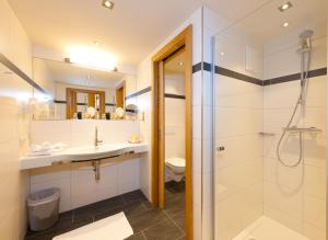 Koupelna v ubytování Hotel Schiederhof