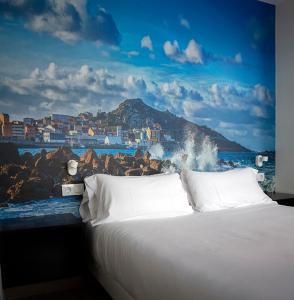 Ένα ή περισσότερα κρεβάτια σε δωμάτιο στο Playacruz Apartamentos