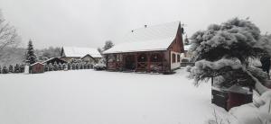 Obiekt Santoczno Santohaus Dom Wakacyjny nr 7 zimą