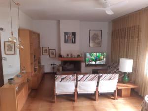 Postel nebo postele na pokoji v ubytování Casa unifamiliar en Calafell