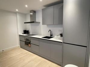 Kuchyň nebo kuchyňský kout v ubytování Awesome 1 Bedroom Serviced Apartment 54m2 -MNL A-