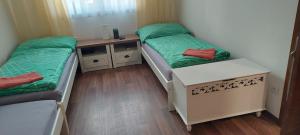 Łóżko lub łóżka w pokoju w obiekcie Ubytování pod Pálavou