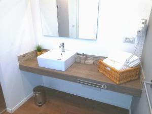 Koupelna v ubytování B&B Suites Via del Mare