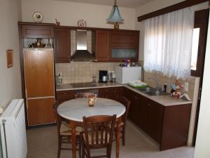 A kitchen or kitchenette at Villa Helidoni