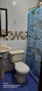 Kylpyhuone majoituspaikassa Bonsai Hotel Salamina Caldas