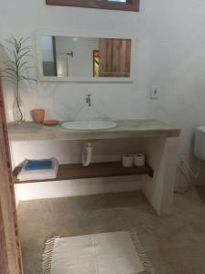 Phòng tắm tại Recanto da Alice