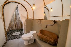 Kylpyhuone majoituspaikassa Cerro Verde Mirador