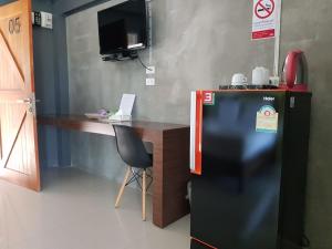 TV a/nebo společenská místnost v ubytování Elite Residence Phitsanulok SHA