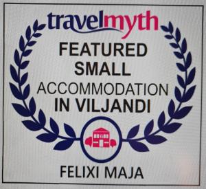 Certifikát, hodnocení, plakát nebo jiný dokument vystavený v ubytování Felixi Maja
