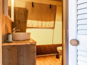 Phòng tắm tại Lodge Holidays - Vrijhaven Heeg