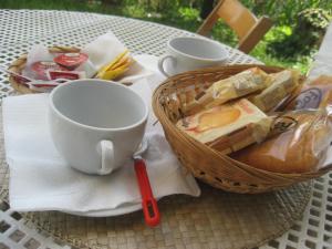 Opciones de desayuno disponibles en B&B Samuel