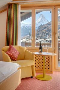 Üldine mäevaade või majutusasutusest Hotel Metropol & Spa Zermatt pildistatud vaade