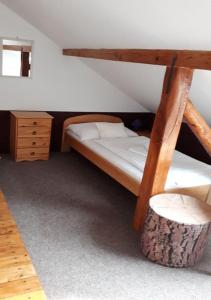 Кровать или кровати в номере Hotel Garni Belveder