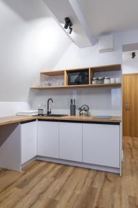 Kuchyňa alebo kuchynka v ubytovaní Apartament Koko Białka Tatrzańska