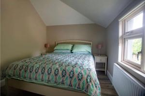 1 dormitorio con cama y ventana en Meath Arms Country Inn, en Aughrim
