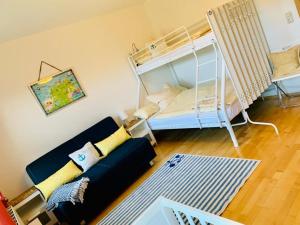 Cama o camas de una habitación en Ferienhaus DeVriesenkoje